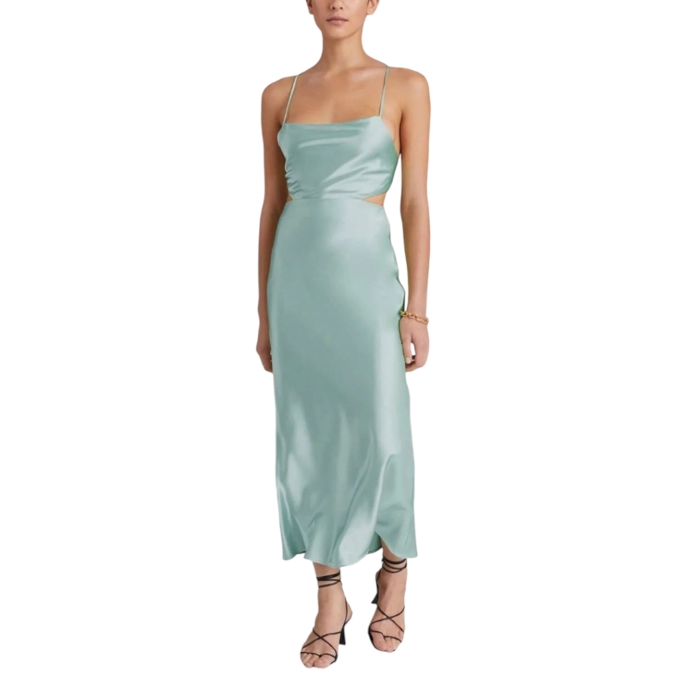 BEC + BRIDGE | Raquel Midi Dress in Mint ~ Size US 4